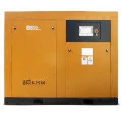 Промышленный винтовой компрессор BERG ВК-55-E/7 бар с прямым частотно-регулируемым приводом