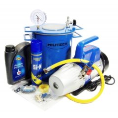Вакуумная камера для дегазации Militech H300xD263 c насосом ZSN 4S